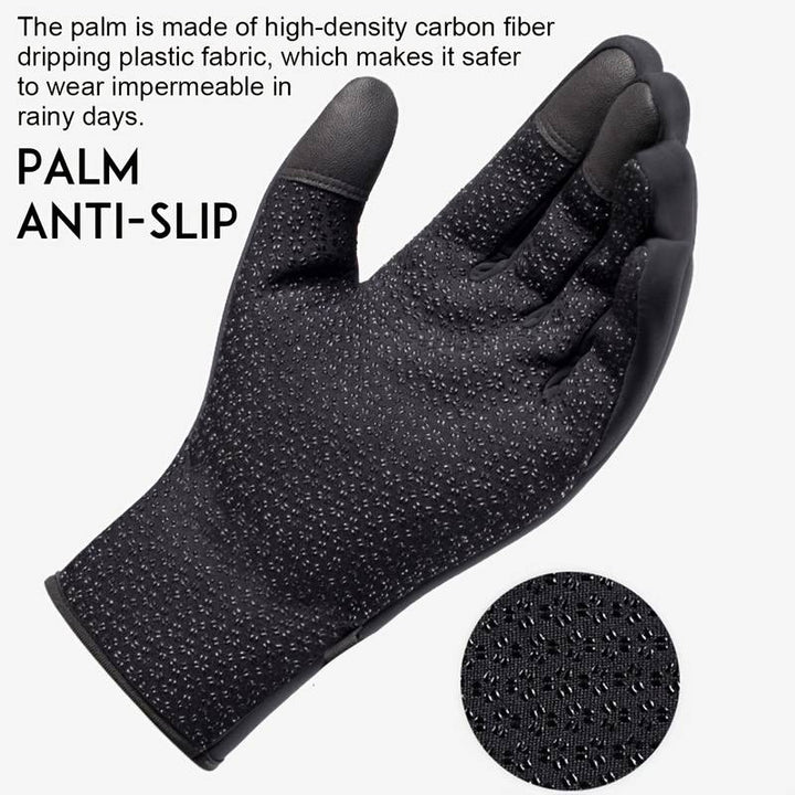Varmende udendørshandsker, unisex, touchscreen. Perfekte til vandring & koldt vejr, vind- & vandafvisende.