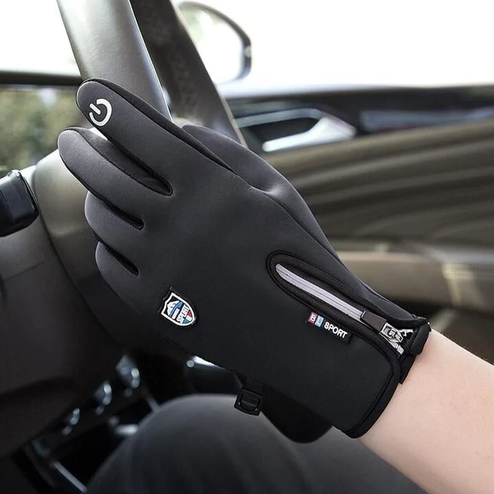 Komfortable unisex vinterhandsker med varme. Touchscreen, vandafvisende og vindafvisende for aktiv brug.