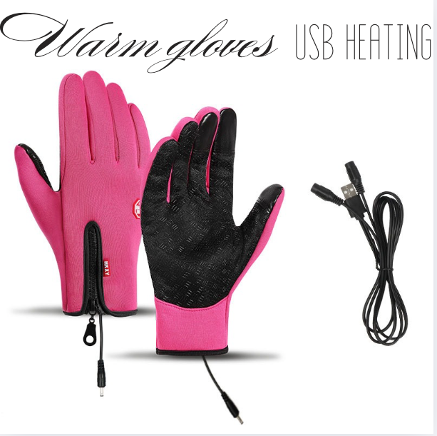 Skihandsker med varme og touchscreen funktion. Vindafvisende, vandafvisende unisex design til pisterne.
