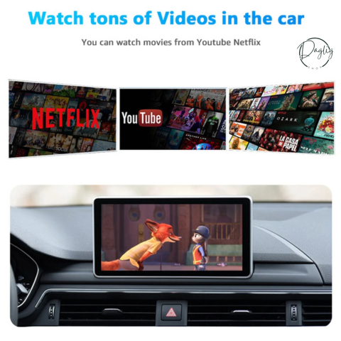 Smart multimedie biladapter: Omdan din bil til en smartbil med trådløs streaming og avanceret navigation.