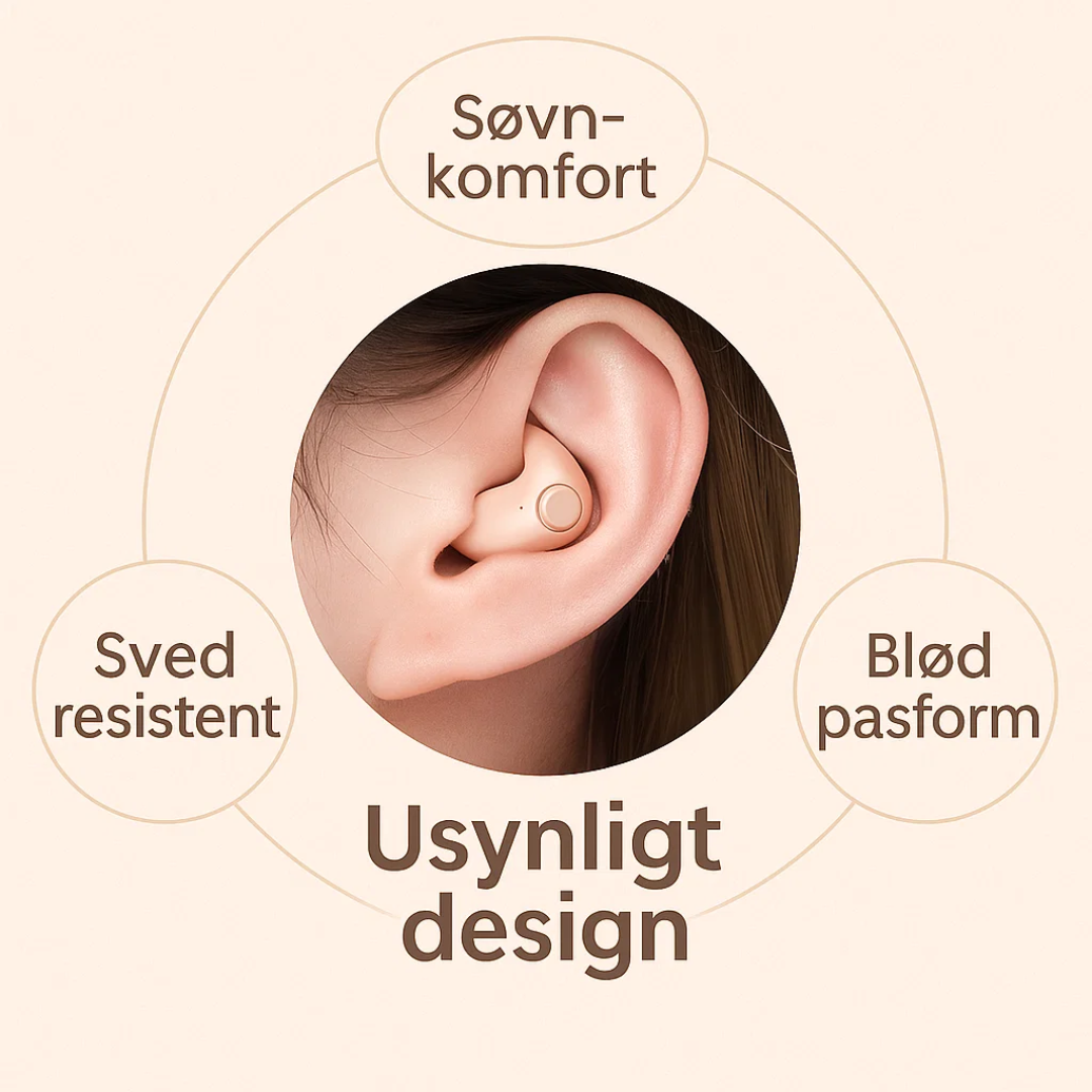 Komfortable Bluetooth søvnhøretelefoner. Usynligt design for maksimal afslapning.