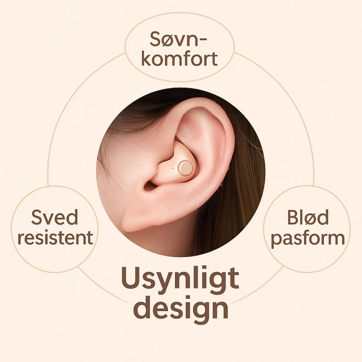 Komfortable Bluetooth søvnhøretelefoner. Usynligt design for maksimal afslapning.