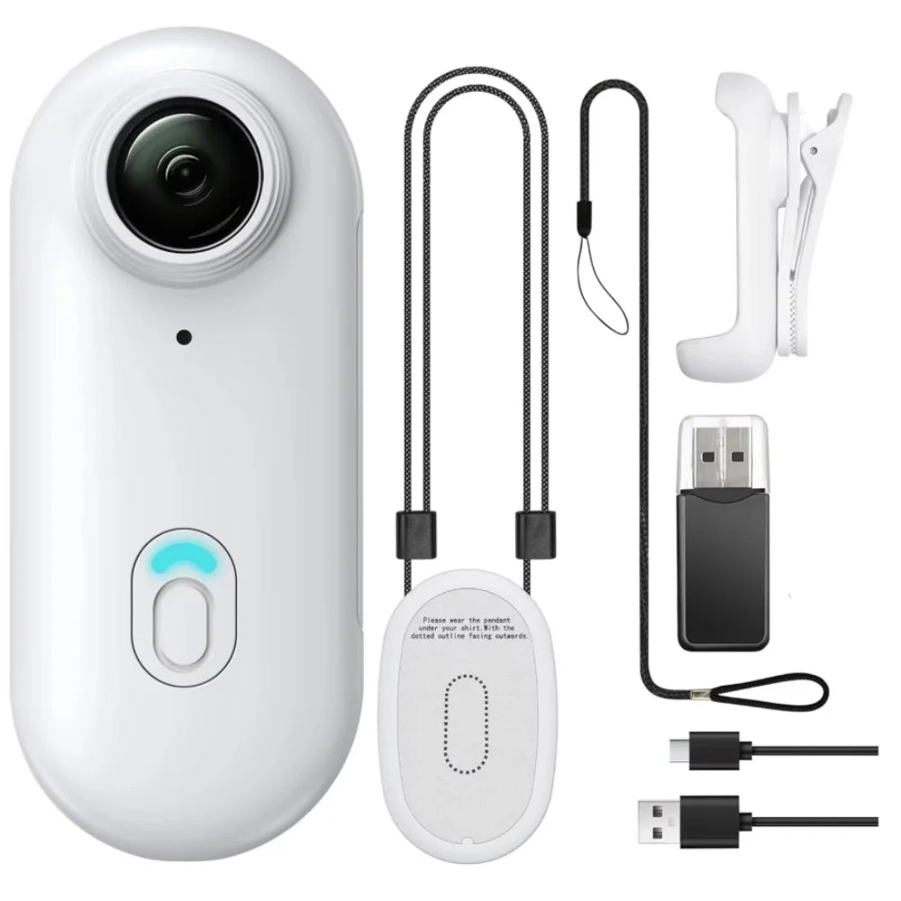 Alsidigt 4K bodycam. Vandtæt, med WiFi og en 360° magnetisk holder, perfekt til action, sport og vlogging.