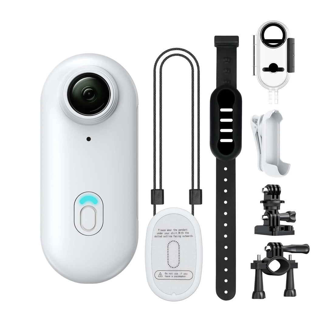 Actionkamera 4K med vandtæt etui og indbygget WiFi. Kompakt design, perfekt til sport og eventyr, som bodycam.
