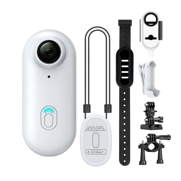 Actionkamera 4K med vandtæt etui og indbygget WiFi. Kompakt design, perfekt til sport og eventyr, som bodycam.