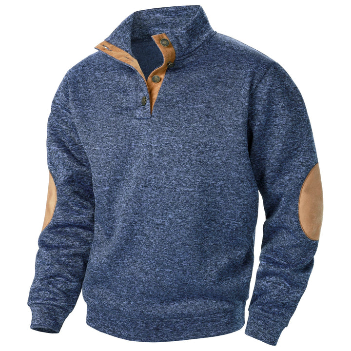 Lækker strikket herresweater, giver varme og stil til enhver mand.