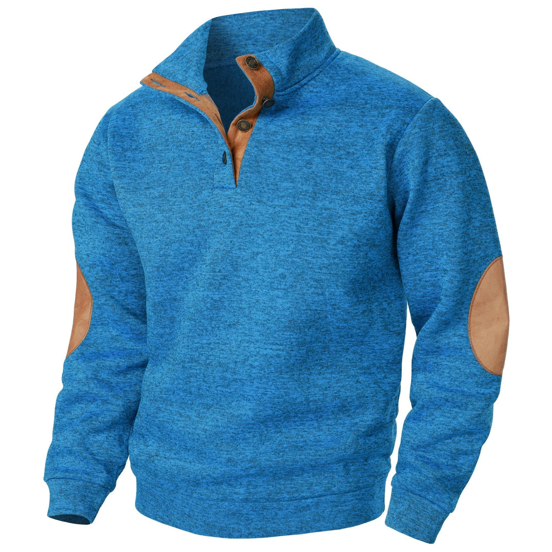 Holdbar herre striksweater, et kvalitetsvalg for komfortabelt vintertøj.