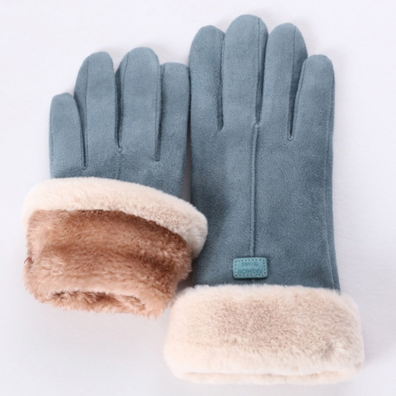 Varme dame vinterhandsker, perfekte til koldt vejr og en stilfuld accessory.