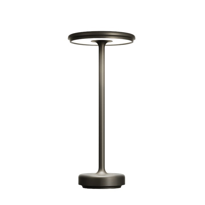 Bærbar VibeLight trådløs bordlampe, perfekt til hygge og stemningslys indendørs. Moderne design.
