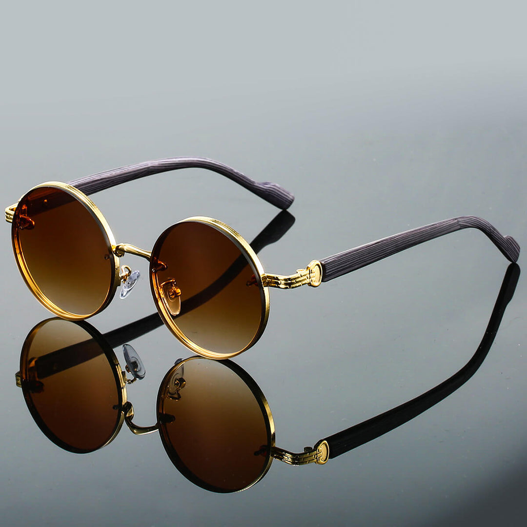 Stilfulde Herre Vintage Solbriller. UV400 beskyttelse og klassisk design for et retro look.