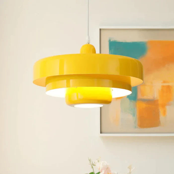 Vintage LED Pendellampe i sort-bronze, metal, varmt hvidt lys, stilfuldt design, velegnet til boliger.