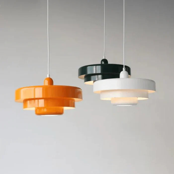 Vintage LED Pendellampe i sort-bronze, metal, varmt hvidt lys, stilfuldt design, velegnet til boliger.