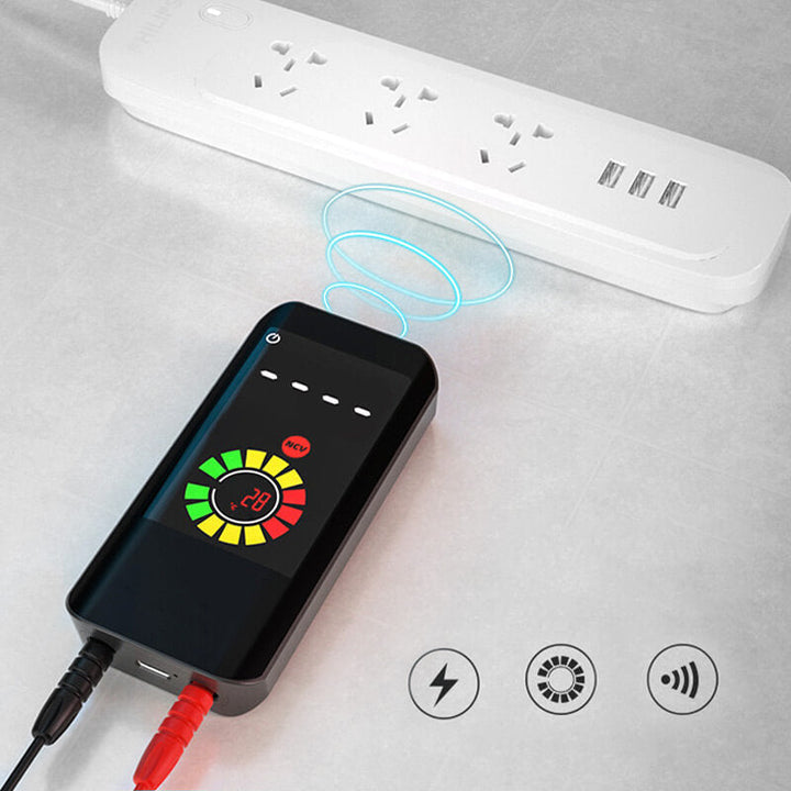 Smart automatisk multimeter med farvet LCD-display. Det kompakte design gør det ideelt til præcise målinger både hjemme og på farten.