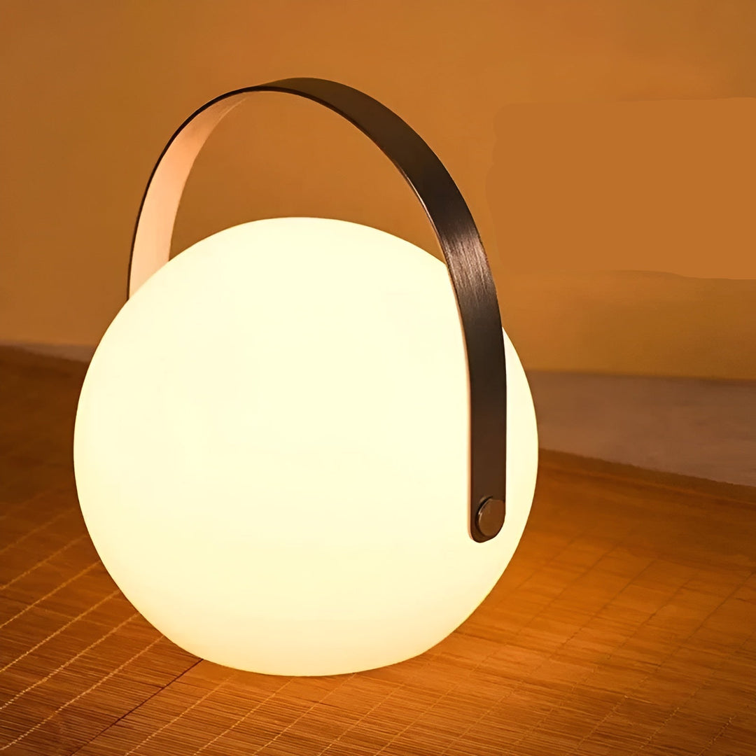 Vandtæt, trådløs LED bordlampe med 16 farver, til indendørs og udendørs brug, moderne design, dæmpbar.