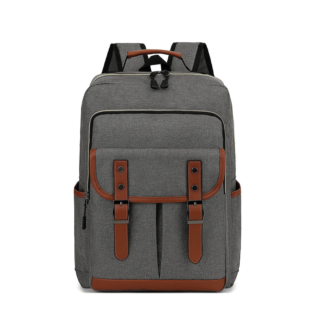 Vandtæt, stilfuld laptop-rygsæk, unisex, robust, alsidige rum, ideel til rejser. Beskytter mod fugt.