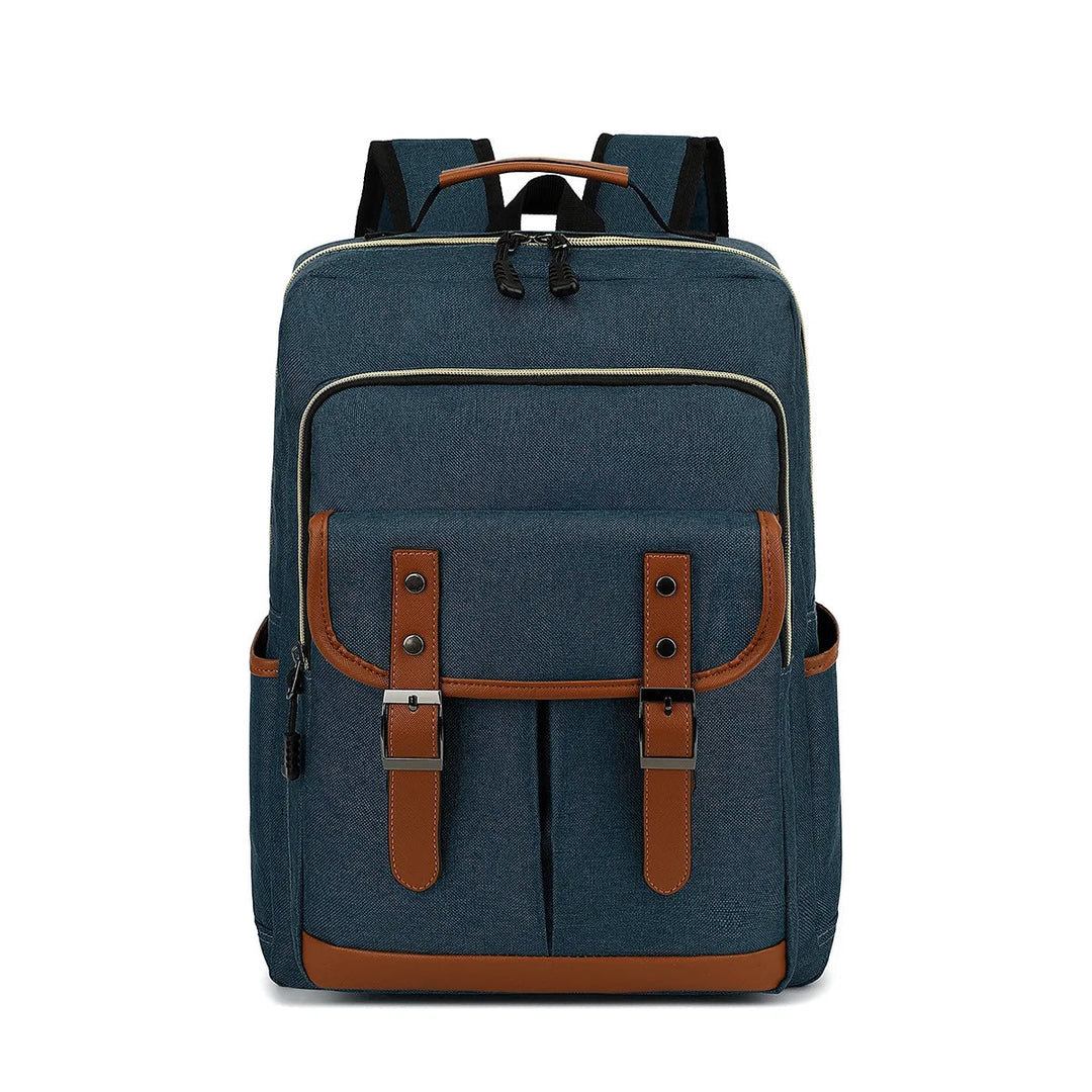 Vandtæt, stilfuld laptop-rygsæk, unisex, robust, alsidige rum, ideel til rejser. Beskytter mod fugt.