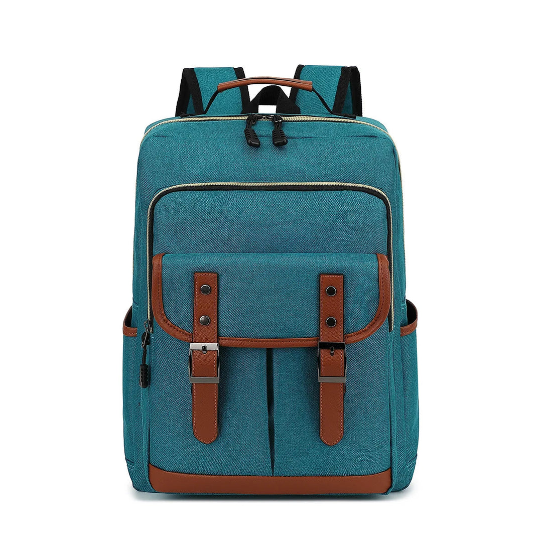 Vandtæt, stilfuld laptop-rygsæk, unisex, robust, alsidige rum, ideel til rejser. Beskytter mod fugt.