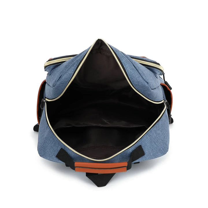 Vandtæt, stilfuld laptop-rygsæk, unisex, robust, alsidige rum, ideel til rejser. Beskytter mod fugt.