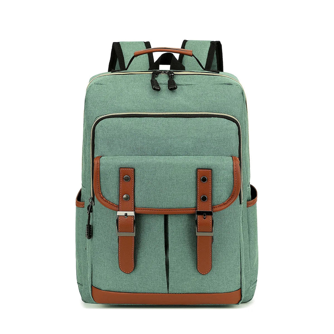 Vandtæt, stilfuld laptop-rygsæk, unisex, robust, alsidige rum, ideel til rejser. Beskytter mod fugt.