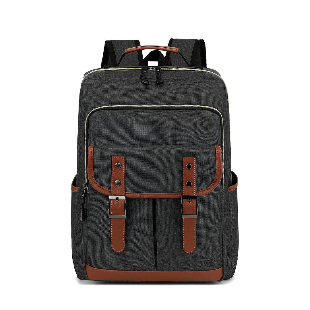 Vandtæt, stilfuld laptop-rygsæk, unisex, robust, alsidige rum, ideel til rejser. Beskytter mod fugt.