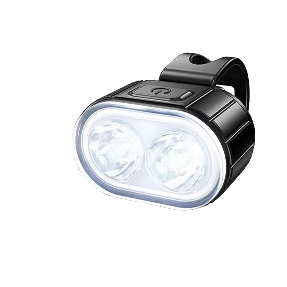 Genopladelige superlyse cykellygter, IPX4 vandtætte, kompakt designede LED'er til dag- og natkørsel med USB.