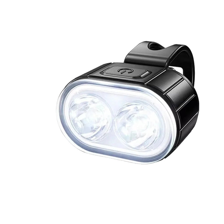 Genopladelige superlyse cykellygter, IPX4 vandtætte, kompakt designede LED'er til dag- og natkørsel med USB.